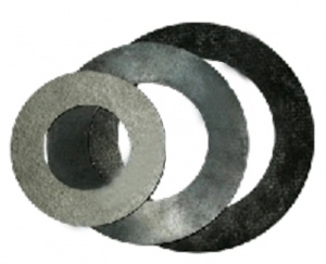 Прокладка резиновая (ТМКЩ) кольцевая, плоская для уплотнения фланцевых соединений Dy 250, Ру 1,6 МПа, Т до 80°С, толщ. 2 мм 1