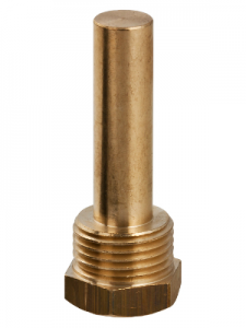 Гильза латунная для монтажа погружного термометра 1/2"х60мм, P 1,6 МПа, OR.551 1