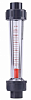 Ротаметр для воды из ПВХ компактная версия LZS-P, d63 под клей, (0,6 МПа), расход 600-6000 л/ч, Китай