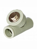 Фильтр проходной сетчатый косой Ø 25 мм PP-R, цвет серый,TEBO