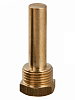Гильза латунная для монтажа погружного термометра 1/2"х60мм, P 1,6 МПа, OR.551
