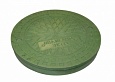                Крышка (люк) полимерно-композитная 390/370 мм, высота 45 мм, нагрузка 1,5 т, цвет зеленый