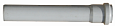 Труба 75х0,50м (s=1,9мм) ПП с раструбом (под резин. кольцо), для внутрен. канализации (цвет серый) Политэк
