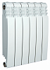 Радиатор биметаллический Royal Thermo BILINER Bianco Traffico 500/6 секций, 1" (Ду25), Q=1026 Вт, 480х574х87 мм, вес 11,40 кг