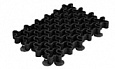 Решётка газонная пластиковая (волна) 600х400х51мм, цвет-черный
