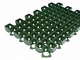 Решётка газонная пластиковая (квадрат) 600х400х38мм, цвет-зеленый